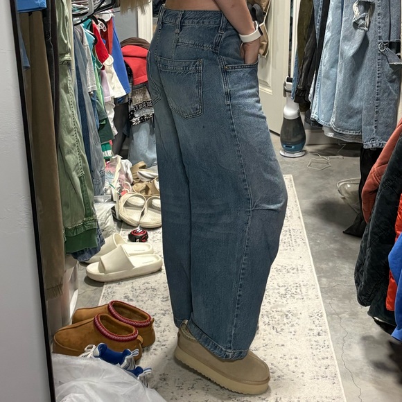 Free People We The Free Twin Flame Cropped Wide-Leg Jeans - Picture 5 of 11